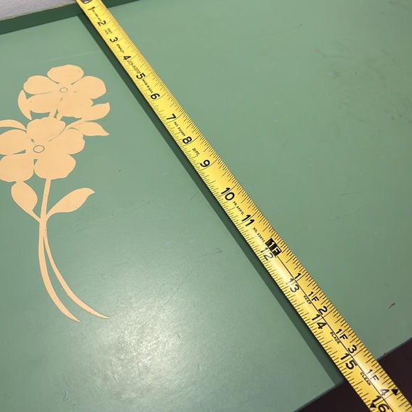 VTG 1940’s TV BED BREAKFAST TRAY 20”x 15”x 8.5” Folding Wood~The Golden Rule~USA - Picture 5 of 15